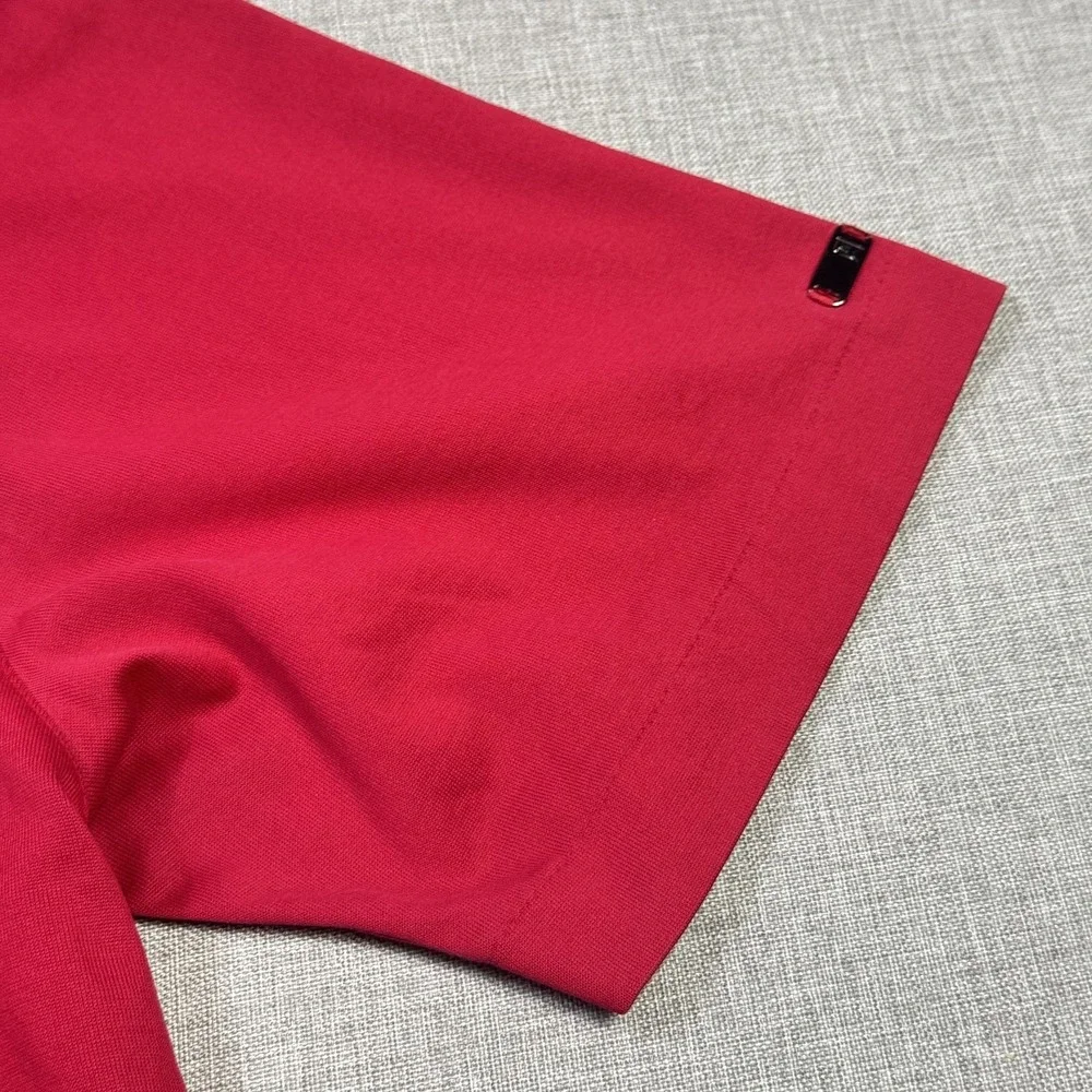 Tiger Woods Collection Sunday Red Argyle Polo Golf Shirt Mens XL Nike Dri-FIT - Picture 7 of 11